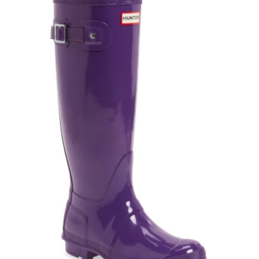 Purple Hunter Boots - Size 7 Lightly Used